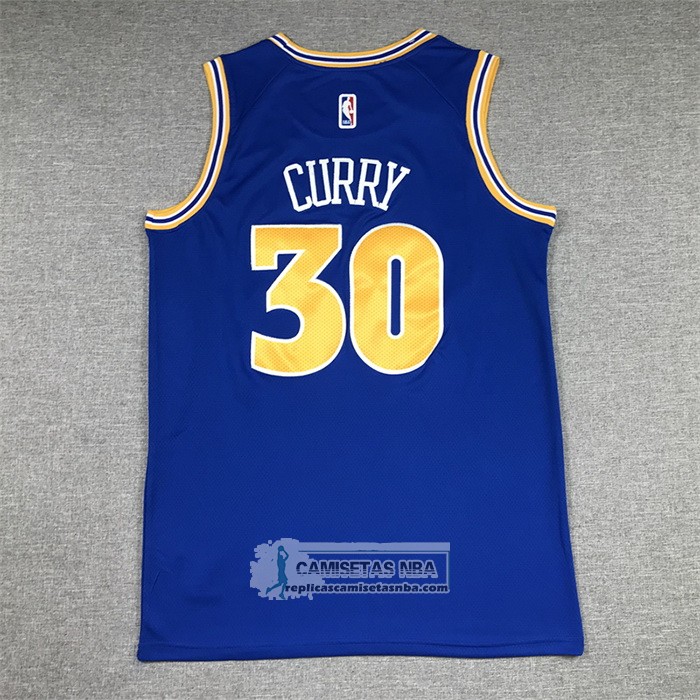 Camiseta Golden State Warriors Stephen Curry NO 30 Classic 2022-23 Azul